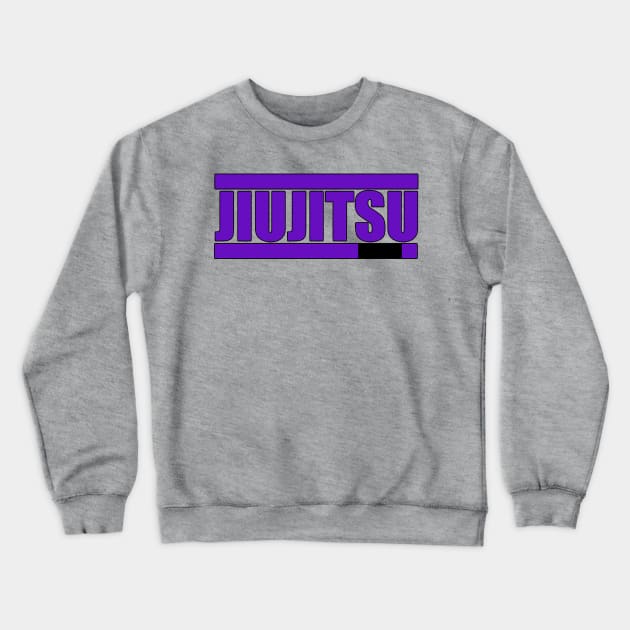 Brazilian Jiujitsu Purple Belt Ranked Crewneck Sweatshirt by  The best hard hat stickers 